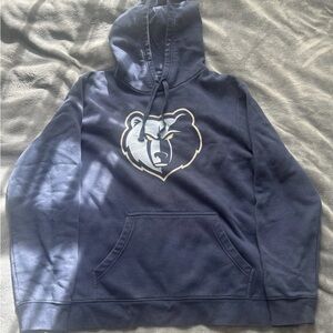 Fanatics Memphis Grizzlies, Ja Morant Hoddies In Navy Blue, Size L